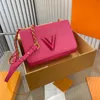 Luxus-Tasche Mini-Tote Twist Echtleder Frau Schulterfarbe 5A Top Mode Umhängetaschen Urban Style klassische Designer-Tasche Handtasche