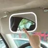 Interior Accessories Car Sunshade Mirror Cosmetic Set With Type 3 LED Built-in Lighting Lithium Battery Touch Charging Sensor