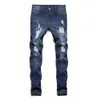 Herrenhose Skinny Ripped Denim Jeans Distressed Work Stretch Slim Fit Hose S3XL Hochwertige Kleidung für 230328