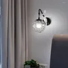 Wandlampen moderne binnenlamp glazen bal led sconce voor huis woonkamer studeer bedlicht licht goud zwart kunst decor luminaire