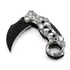 Outdoor Camping Karambit Messer Kleine Edelstahl Klapp Klinge Messer ABS Griff Tasche Taktische EDC Werkzeug Cutter