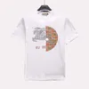 vêtements en coton 2023 Vêtements pour hommes T-shirt à manches courtes Polos Lettre d'été Coton de haute qualité Casual Couleur unie Mode Osaka Euro Taille m-3xl Nouveau