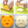 Sandwich Mold Bear Car Rabbit Shaped Bread Mold Cake Biscuit Präglingsanordningsskorpa Cookie Cutter Bakning Pastry Tools DH1242