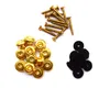 12PCS Metal Mushrooms Head Guitar Strap Buttons Strap Locks Guitar Parts Color in GoldBlackChrome6756749