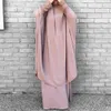 Abbigliamento etnico Ramadan Eid Preghiera musulmana Abito da donna Abaya Jilbab Hijab Lungo Khimar Robe Abaya Islam Abbigliamento Niqab Djellaba Burka 230328