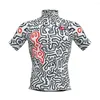 Giacche da corsa Estate Rosti Camicia da uomo Maglie da ciclismo Ciclismo Maiilot Abbigliamento da bicicletta Bici da strada Mtb Camicie ad asciugatura rapida Stampa