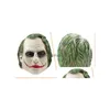 Feestmaskers Halloween clown masker latex head er dark ridder film rekwisieten wl1133 drop levering 202 dhnua