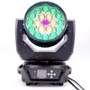 آلة مسرح DJ احترافية DMX512 رأس تحكم دائرة شعاع زووم / شريط LED لغسل شعاع LED 19x15W RGBW / مصباح تكبير LED