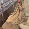 Etnik Giyim Ramazan Eid Müslüman Dua giysi elbisesi Kadınlar Abaya Jilbab Başörtüsü Uzun Khimar Robe Abayas İslam Giyim Niqab Djellaba Burka 230328