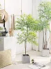 Decoratieve bloemen kunstmatige simulatie groene plant potten grote Nantiaanse bamboe nepboom woonkamer vloer decoratie