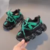 Barn sneakers vår/hösten ny vågpunkt mjuk sulad barn löparskor andas avslappnade pojkar flickor baby småbarnsko första gången vandrare 1-6 år gammal