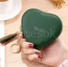 Wholesale Heart Shape Purse Coin Pouch Custom Logo Cute Mini Key Chain Purse df140