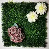 Flores decorativas 50 cm de 50cm de planta artificial plástico plástico para fora do gramado de família de casamentos de família