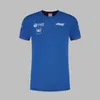T-shirts pour hommes 2023 nouveau T-shirt Forla 1 racing Hass team T-shirt F1 à manches courtes combinaison de course en plein air vitesse haut de sport pour hommes Z0328