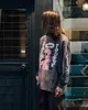 Designer Fashion Hoodie Saint Michael Made Old Letter Lamb Angel Print Long Sleeve T-shirt High Street Loose Casual Couple Sweater