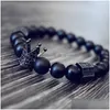 Perline Trendy Imperial Crown Stoppers Bracciali Uomo Perline in pietra naturale per gioielli da donna Drop Delivery 202 Dh5Ae