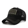 للجنسين الولايات المتحدة الأمريكية العلم شبكة البيسبول غطاء أزياء الذكور أنثى قبعات snapback القبعات للجنسين Trucker Hat DD103