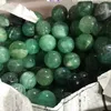 Decorative Figurines Green Fluorite Sphere Quartz Crystal Natural Stones Healing Reiki Gemstones Ball Home Decoration