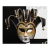 Party Masks Venice Mask Halloween Ball Carnival Decoration Gc223 Drop Delivery 202 Dhc9I