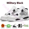 2023 Jumpman 4 High OG 4S 농구화 남성 여성 소나무 메시 방지 방지 광학 방향 군대 블랙 대학교 블랙 대학 블루 도른 비커 남성 트레이너 스포츠 운동화 크기 13