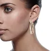 Boucles d'oreilles cerceau Micro pavé Zircon cubique grand pour les femmes délicate fille danse fête accessoires femme bijoux à la mode