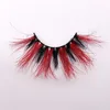 Make up Natural Dense 25mm colored mink hair exaggerated lashes false eyelash fake lash faux cils eyelash color Soft and Comfortable wear