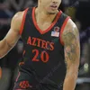 2023 Final Four 4 Jersey Sdsu San Diego State Aztecs Basketball NCAA College Matt Bradley Darrion Trammell Leonard Lamont Butler Jaedon Ledee Parrish Johnson