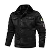 Herren Lederimitat Herbst und Winter übergroß plus samtdicke Lederjacke Jugendmode PU-Mantel Größe M4XL 230328