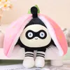 30 cm Creative Funny Doll Strawberry Rabbit Plush Toy Fyllt mjukt bi som gömmer sig i Strawberry Bag Toys for Kids Girls Birthday Present