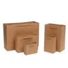 Jewelry Pouches 10pcs Black Brown Pink White Mix Kraft Paper Small Box Cardboard Handmade Soap Craft Gift Packaging