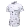 Chemises décontractées pour hommes Fashion 9 Style Design à manches courtes Shirt décontractées Brous de plage de plage masculine Vêtements d'été Asian Taille M-XXXL 4XL 5XL 230328