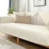 Tampa de cadeira capa de sofá Conjunto de tecido acolchoado de algodão Anti -slip slip