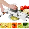 Utensili per frutta e verdura Mandolino Trituratore per cavolo Tagliaverdure professionale in acciaio inossidabile Accessori per la cucina Affettatrice per frutta Grattugia Pelapatate 230328