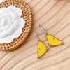 Top Quality Triangle Letter Stud Orecchino Fashion Jewelry prad Accessori per Gift Party 20 colori XP1b