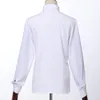 Biała bluzka duchowna dla kobiet Kościół Kościoła Księga Księga