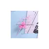 Andere evenementenfeestje Supplies 3d Rose Pearl Tree Cake Toppers Makable Movie Insert Nieuwheid Cupcake Decor Baby SH DH9LM