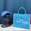 الموضة مارك The Tote Bag Luxury Handbag Women Mens Marce Marc Jocobs Bags Nylon Cowboy Pochette Bag City Crossbody Marcjocobs Canvas Clutch Clutch Facs