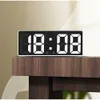 Kitchen Timers Digital Alarm Clock Voice Control Teperature Snooze Night Mode Desktop Table Clock 12/24H Anti-disturb Funtion LED Clocks Watch 230328