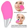 Cleaning Tools Accessories Mini Electric Cleansing Brush Silicone Sonic Face Cleaner Deep Pore Cleaning Skin Massager Face Cleansing Skin Care Tools 230327