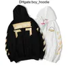 Hommes Classique Luxe Blanc Sweatshirts Haute Qualité Marque De Mode À Capuche Designers Lettre Pull Retour Peinture À L'huile Flèche x Hommes Femmes T-shirt Sweats À Capuche Tops Vestes 0KHT