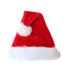 زينة عيد الميلاد لطيفة الترتر سانتا القبعات Red Claus Xmas Party Costume للبالغين Childen1