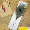 Feather Ballpoint Pen Color ink Stationery Peacock Feathers Shape For Individuality Student Christmas Birthday Gift