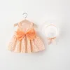 Fille robes 2023 jupe jarretelle Floral décontracté mignon princesse bébé petits vêtements 13-24m robe de baptême