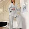 Frauen Nachtwäsche Frau Baumwolle Pyjama Set Winter Herbst 2 Stück Hause Tragen Bademantel Pyjamas Weibliche Entspannen Robe