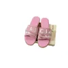 Quality Women's alphabet Ribbon Outdoor slippers Women's new summer flat beach sandals large size fashion sandals