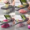 Strumenti di verdure da frutta Multifunzionale taglia vegetale Frutta tritura a pinza per cestino drenante Le pelli da cestino 8 in 1 gadget Accessori da cucina 230328