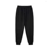 Pantalons pour hommes Couleur unie Joggers Pantalons de survêtement Hommes Casual Lâche Gym Fitness Pantalon d'entraînement Automne Mâle Courir Sport Coton Trackpants