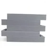 Smyckespåsar Gray Velet 16 Hooks Pendent Tray Halsband Ring Display Organiserar med plastskydd för smyckenhållare Counter