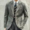 Mäns kostymer blazers Americana Hombre Wool Blend Suit Mens Business mångsidig lyxig Casual Chaqueta Hombre Formell kappa Fashion Tweed Blazers Män 230328