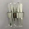 Lampade da parete Modern LED Crystal Appliques di alta qualità Chrome Gold Black per illuminazione da comodino camera da letto Home Decor Light Fixtures